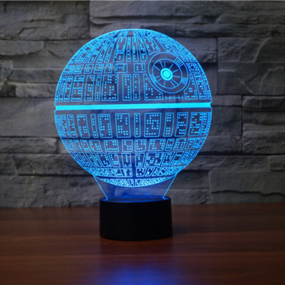 Death Star Illusion Night Light