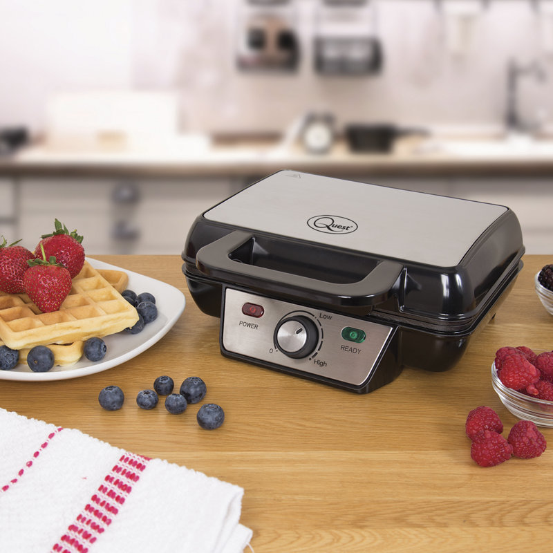 Quest Double Belgian Waffle Maker