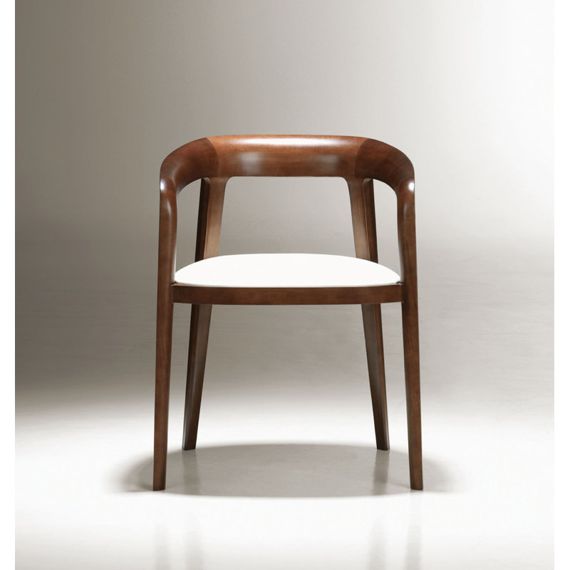 Corvo Upholstered Arm Chair, Vella Peppercorn