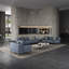 Canapé Outlander 4 places en cuir italien cognac-2079249843