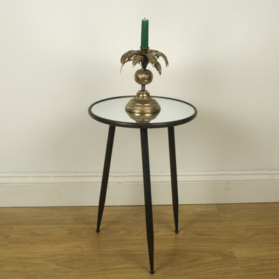 CIRCULAR MIRRORED TABLE 49Cm