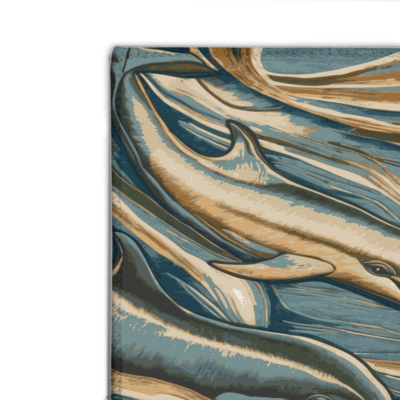 Nature Gray Indoor and Outdoor Area Rug, Rectangle 4' x 6'