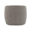 Fauteuil d'appoint en tweed brun et gris Livia