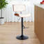 Tabouret de bar pivotant à hauteur réglable Aliane-1341354896