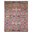 Hand Knotted Wool Area Rug in Red