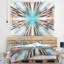 Tapisserie fleurs avec rayons rayonnants Abstract-28503936