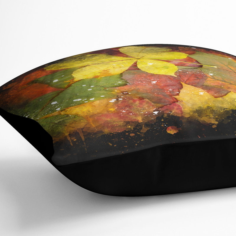 Square Throw Cushion, Black, 55cm H x 55cm W x 20cm D