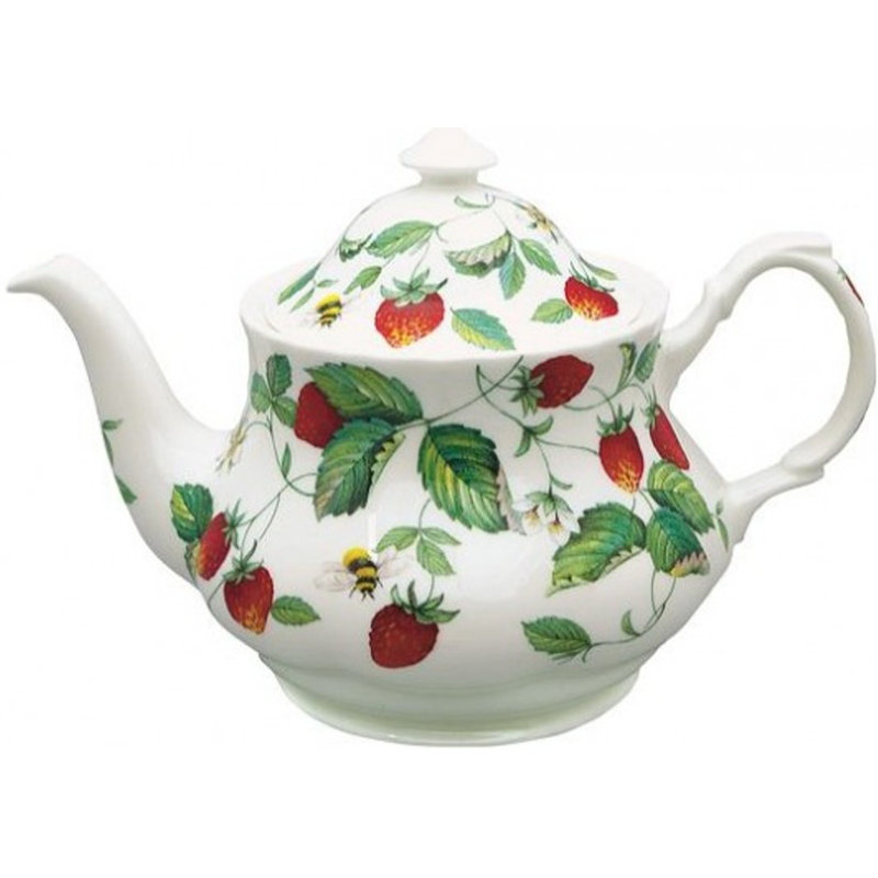 August Grove® Briscoe 32oz. Floral Teapot