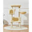 Arbre à chat, tour à chat de 48,8 pouces pour chats d'intérieur, 2 luxueux condo pour chat avec grands paniers suspendus réglables et grand perchoir luxueux MS029LM-1805055603