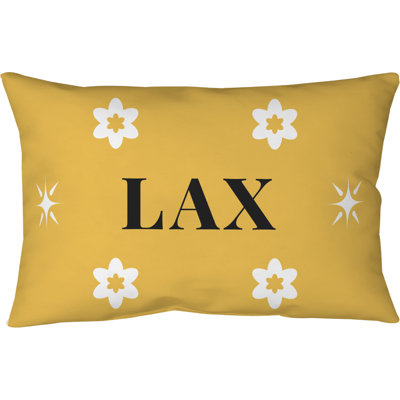 Oreiller en polyester LA Colours LA 20 po x 14 po