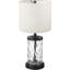 Lampe de table en verre Loydene