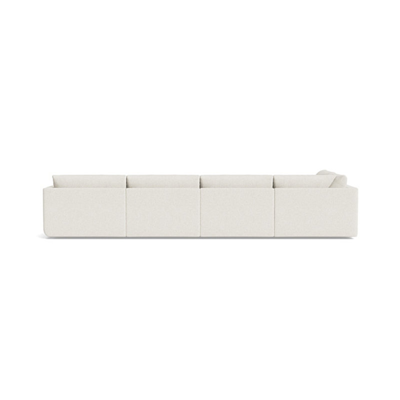 Eva Modular Sectional, Left Hand Facing, Performance Weave - Navy