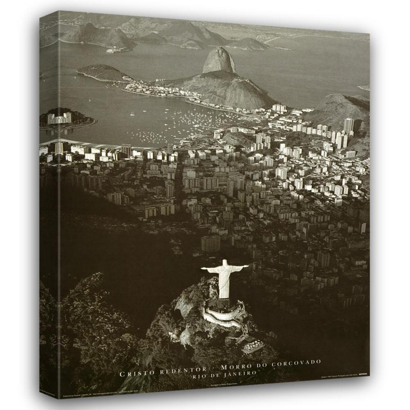B/W Rio De Janeiro, 18" H x 14" W