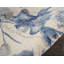 Tapis bleu / ivoire à motif floral Arnim-1202292837