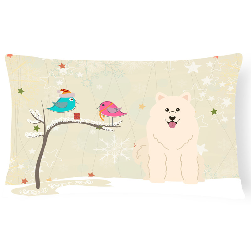 Coussin lombaire d’intérieur/d’extérieur contemporain à motif uni