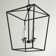 Finnegan 4 - Light Dimmable Lantern Square / Rectangle Chandelier