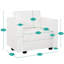 Fauteuil d'appoint avec repose-pieds Contemporary DIY Collection