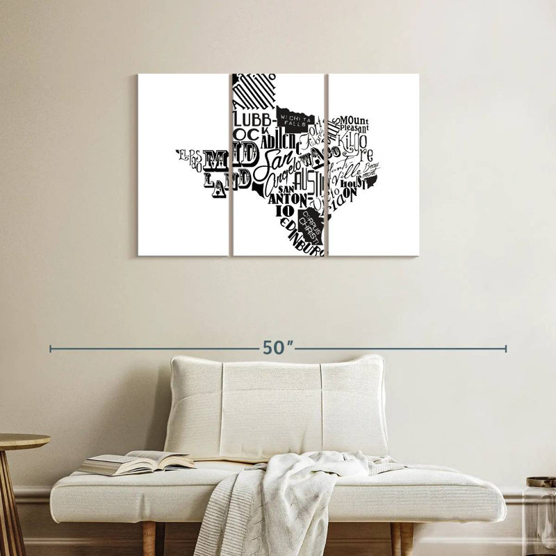 Aliaz Texas - noir, H 24 po x l 38 po