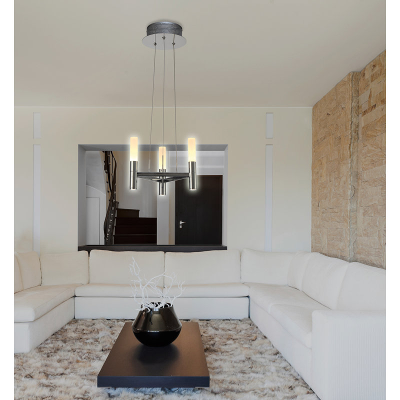 Emin 3 - Light Candle Style LED Chandelier