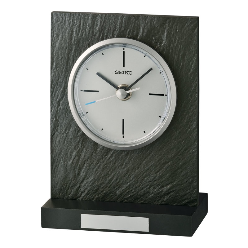 QXG153NLH Classic Modern Clock, Gray