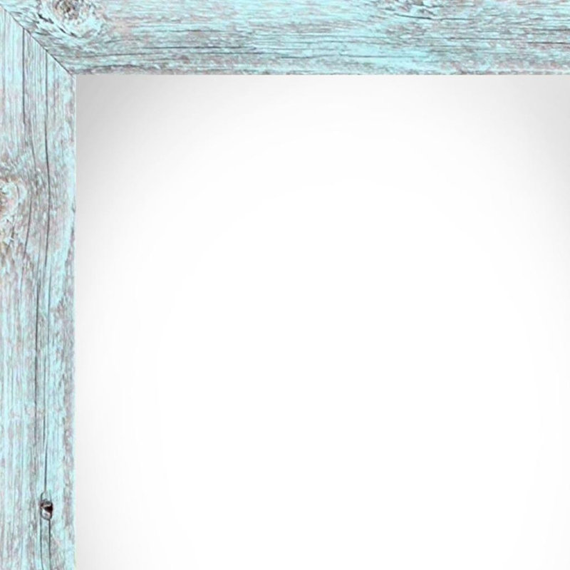 Cadre photo Gehrke, 24" x 36", Bleu aqua clair