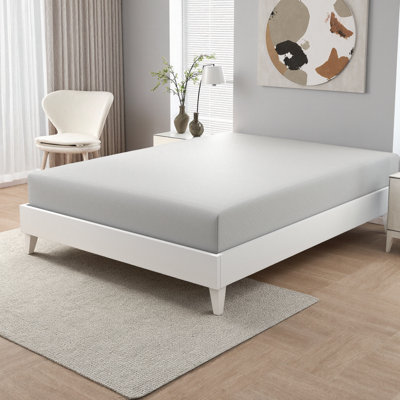 Grand matelas en mousse viscoélastique imprégnée de gel de 10 pouces - Lit dans une boîte avec support ferme et faible transfert de mouvement