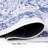 Washable Blue Runner Rug 2'6''X10', Low-Pile Non-Slip For Bedroom Living Room Kitchen, Stain Area Rug, & Pet 2'6''X10' Kitchen Dining, Loving
