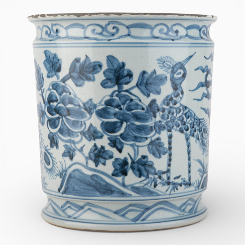 Handcrafted Round Planter