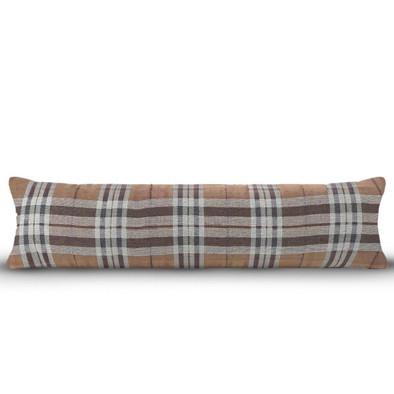 Classic Check Draught Excluder, Brown
