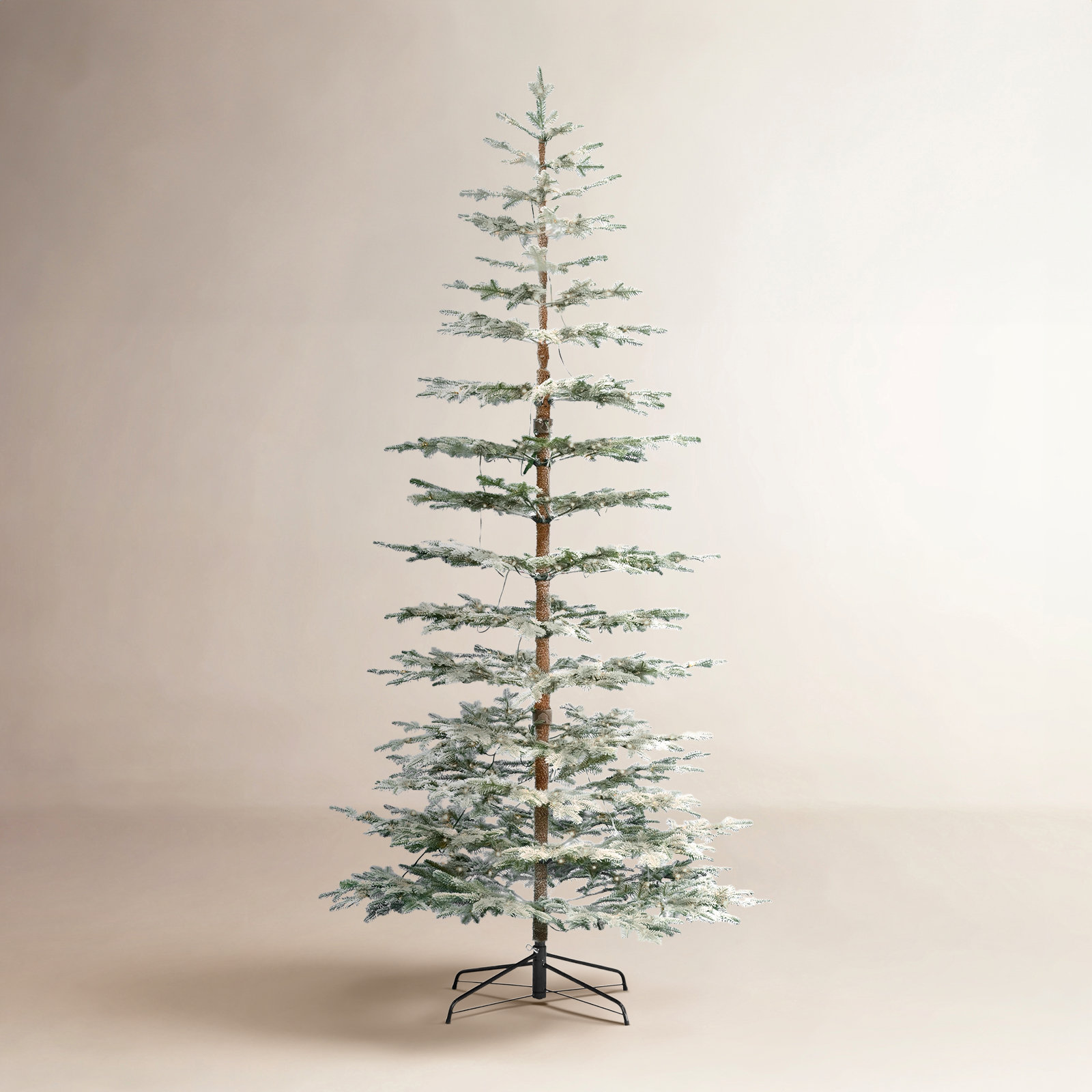 Hamed Pine 7.5ft PE Lightly Flocked Tree - Storage Bag and Remote included, 9'
