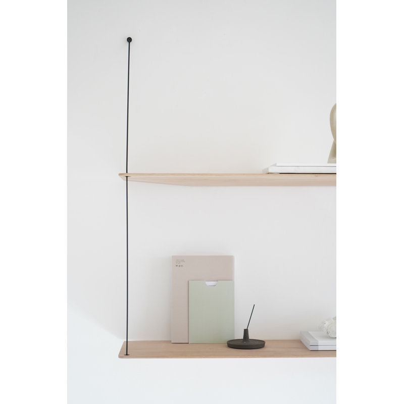 Stedge Shelf (60 Cm), White Oak, 47.2" H x 23.6" W x 8.7" D