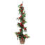 Artificial Rose Tree in Pot, Tall Faux Bloom Plant for Living Room, Bedroom or Home Decor-1345234433-1345234447