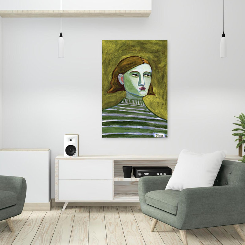 Art contemporain, art contemporain abstrait, H 36 po x l 24 po
