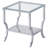 Seroff Chrome 2-piece Coffee Table Set
