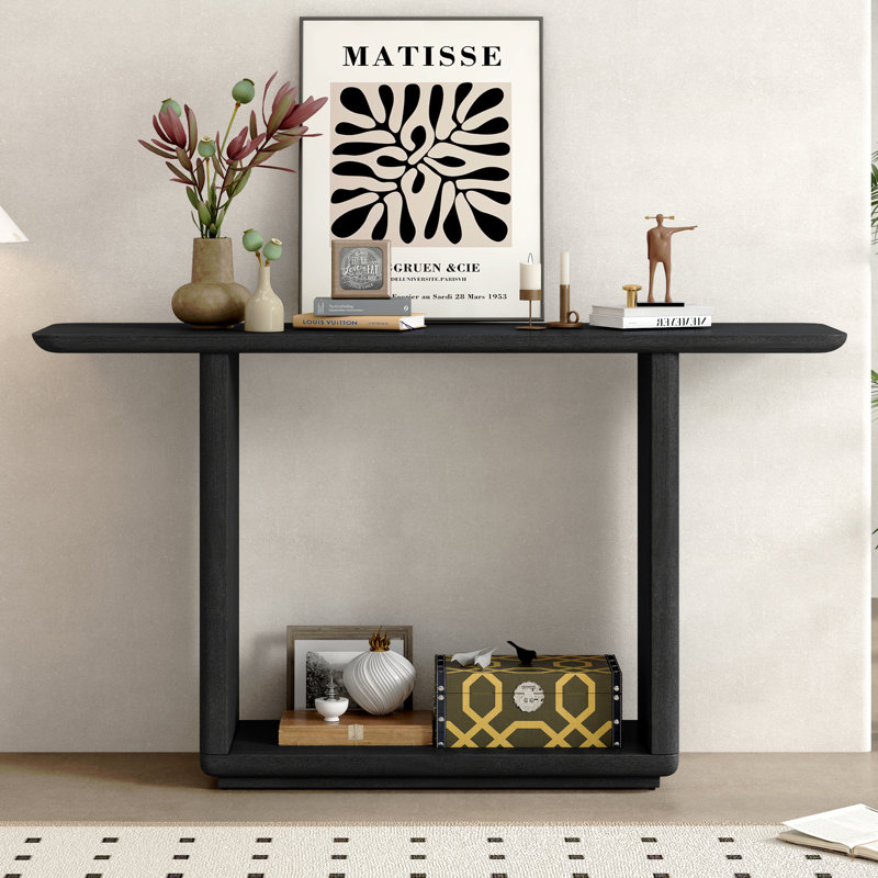 Console Mirod Elegant Minimalist, Noir