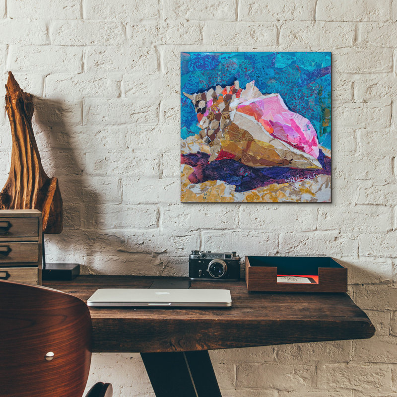 «Conch» par St. Hilaire Elizabeth, H 12 po x l 12 po x P 0,13 po