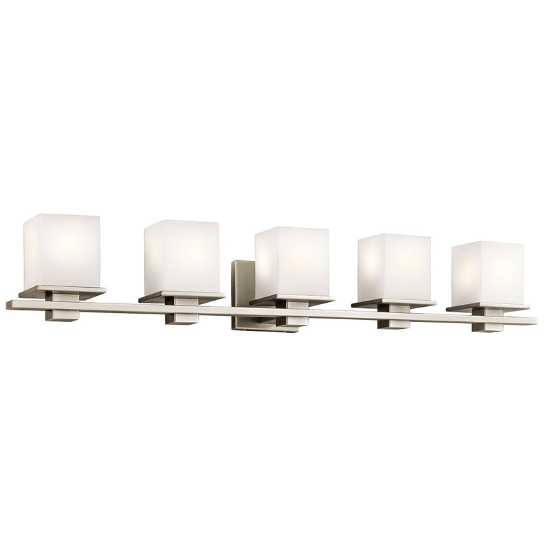 Macri 5 - Light Dimmable Vanity Light, Antique Pewter