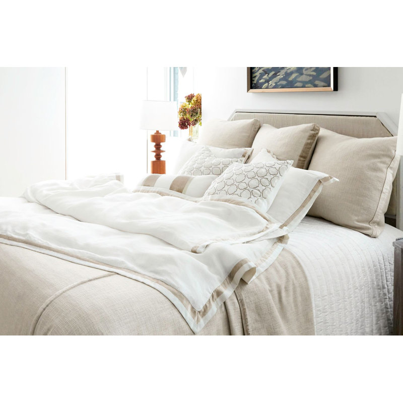 Tile Square Pillow Cover & Insert, Latte