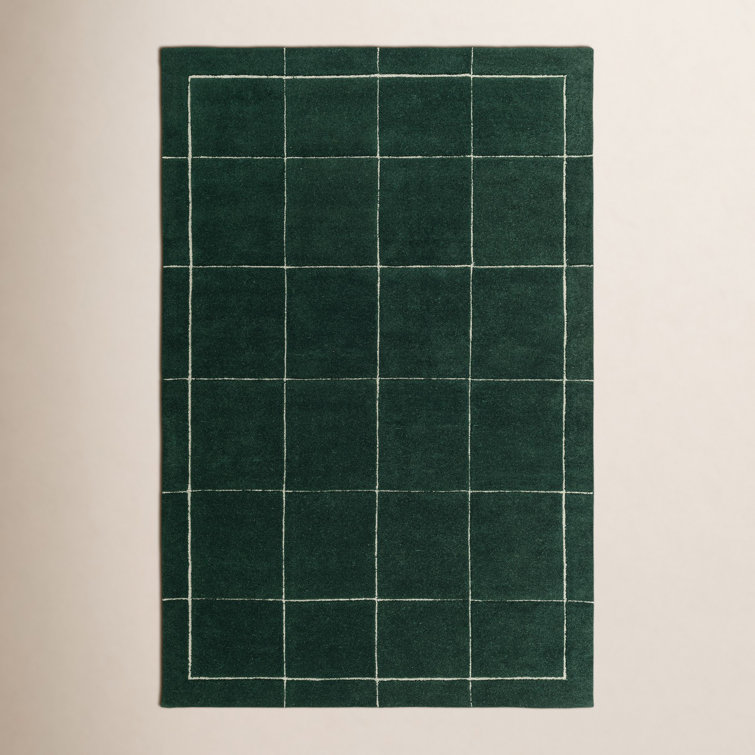 Mallory Green Hand Tufted Area Rug
