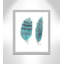 «Feathers in Turquoise II», art encadré-47566112-47566106