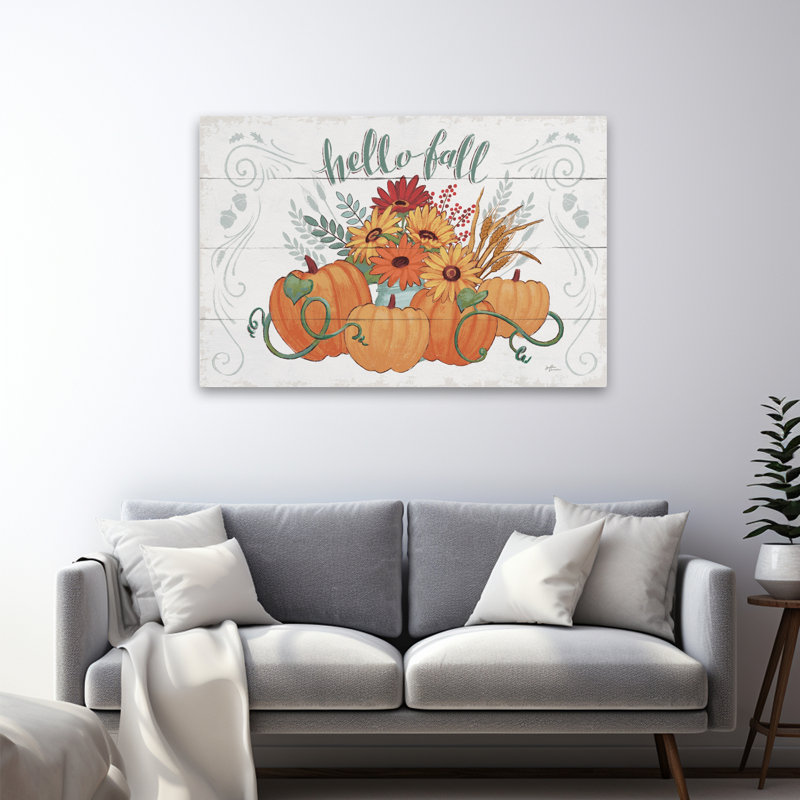 Fall Fun I - Autumn Bouquets Fall Florals Art, H 36 po x l 48 po