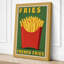 French Fries Diner Retro - Wrapped Canvas-1983347168-1983347171