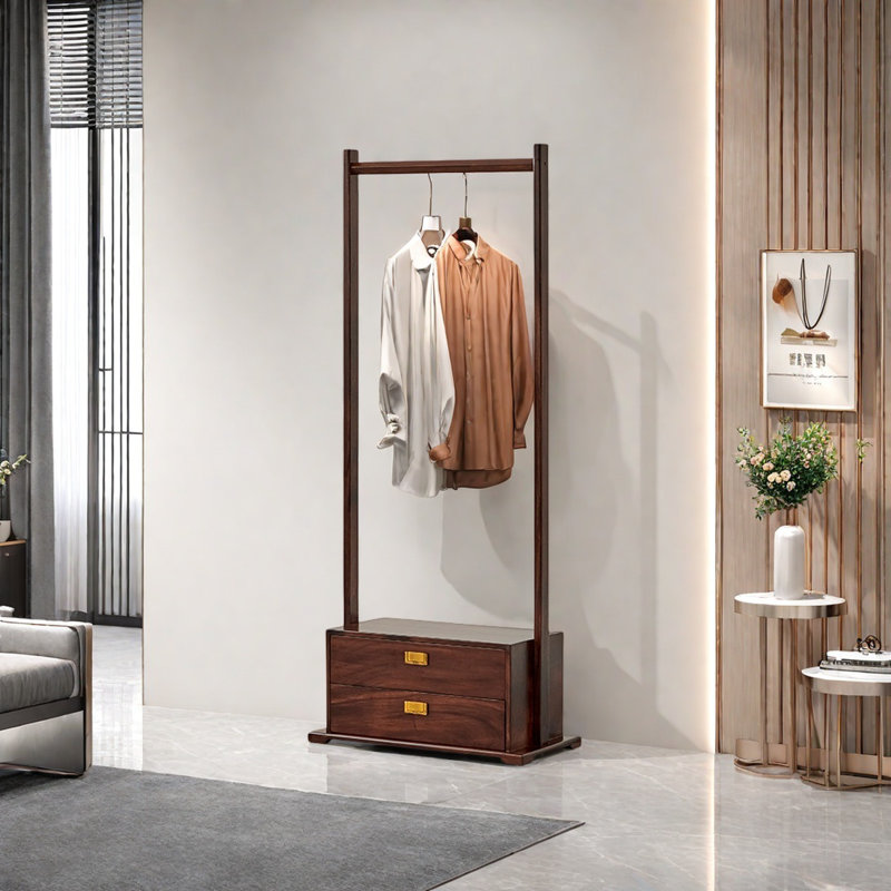 Eco-Friendly Black Walnut Wardrobe