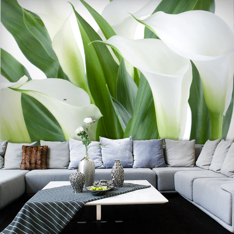 Callas Bouquet 309cm x 400cm Wallpaper, 350 cm x 270 cm
