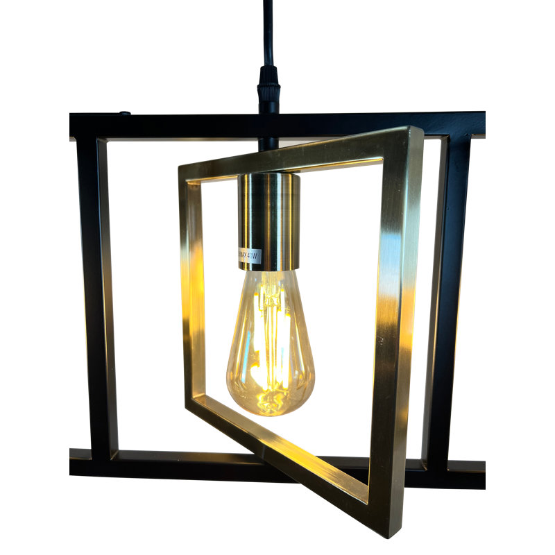 4 - Light Black Kitchen Island Pendant