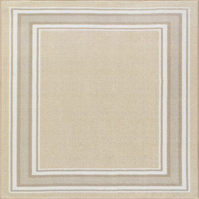Avigail Beige Non-Slip Area Rug