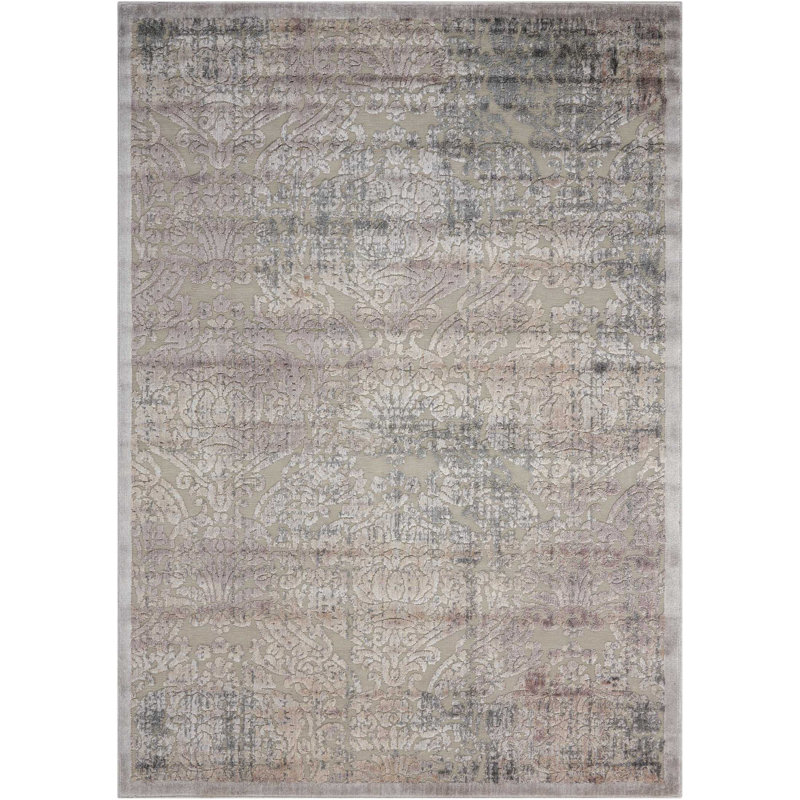 Tapis gris Marty, Rectangle 6 pi 7 po x 9 pi 6 po
