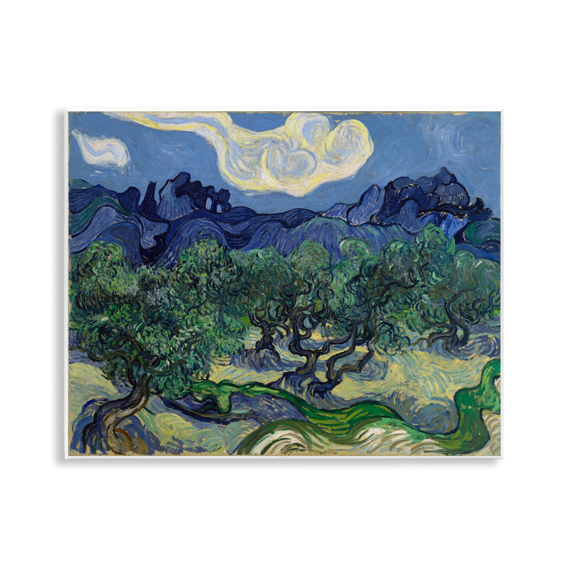 «Van Gogh Olive Trees Landscape», art mural par one1000paintings
