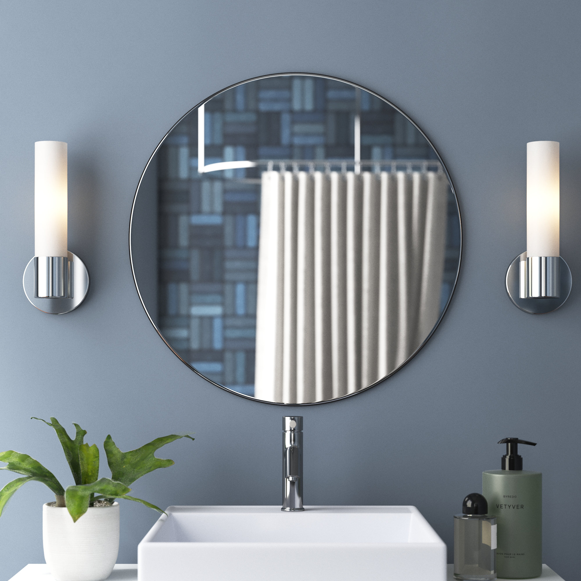 Wade Logan® Orrin Round Wall Mirror & Reviews | Wayfair