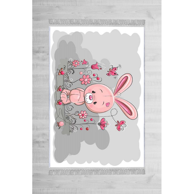 Luxurious Velvet Area Rug (4.6 x 7.2 ft), 100% Antibacterial Fabric, Non-Slip Cotton Backing, Pile Height: 0.4 in | Machine Washable, 3D Digital Print Design | Perfect for Living Room & Bedroom Decor, Soft & Durable